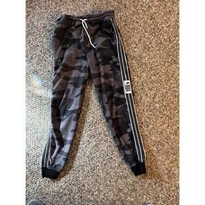 Youth NBA Sweatpants Gray/Black Size Medium - 100 Polyester